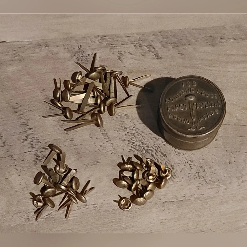 Paper Fasteners 100 Counting House Round Heads No. 1, [ Read Details ]